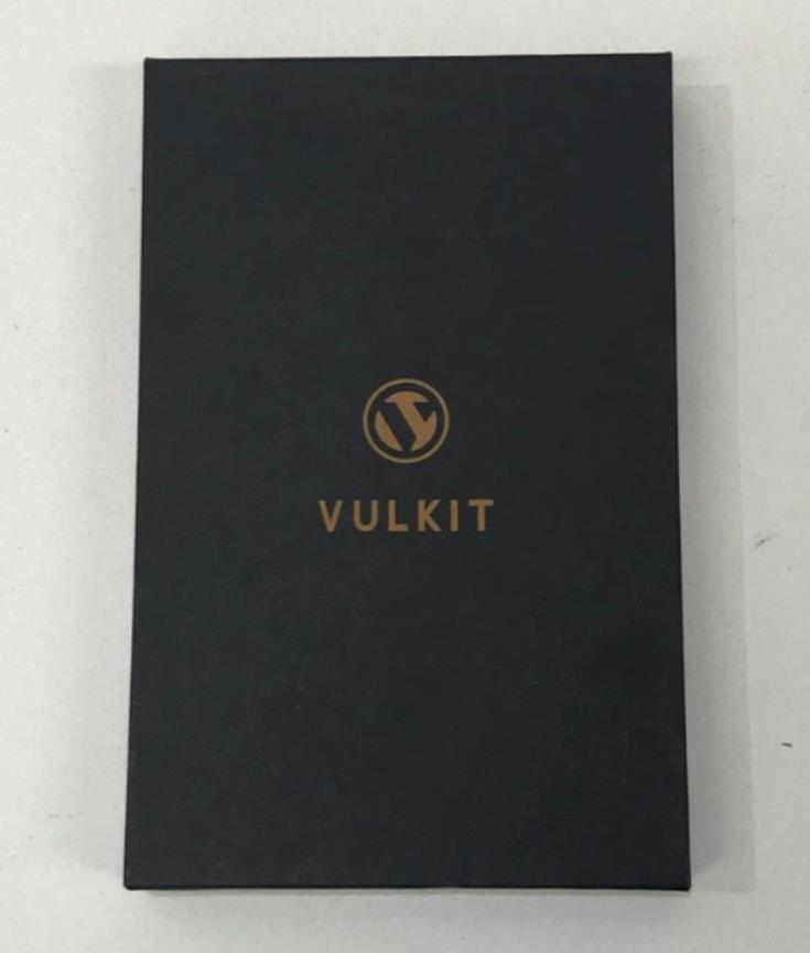 Vulkit Slim Wallet Pop Up 5 Card Holder W/ Cloth Slot Nfc Blocking NEW