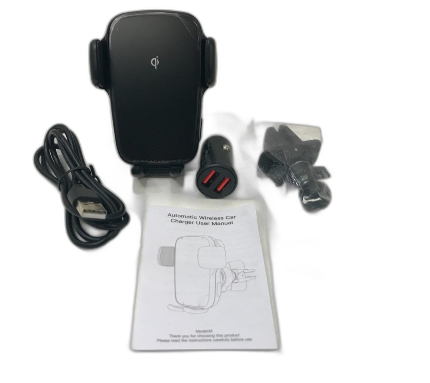 Accloo Automatic Wireless 15W Charger Car Vent Phone Mount NEW