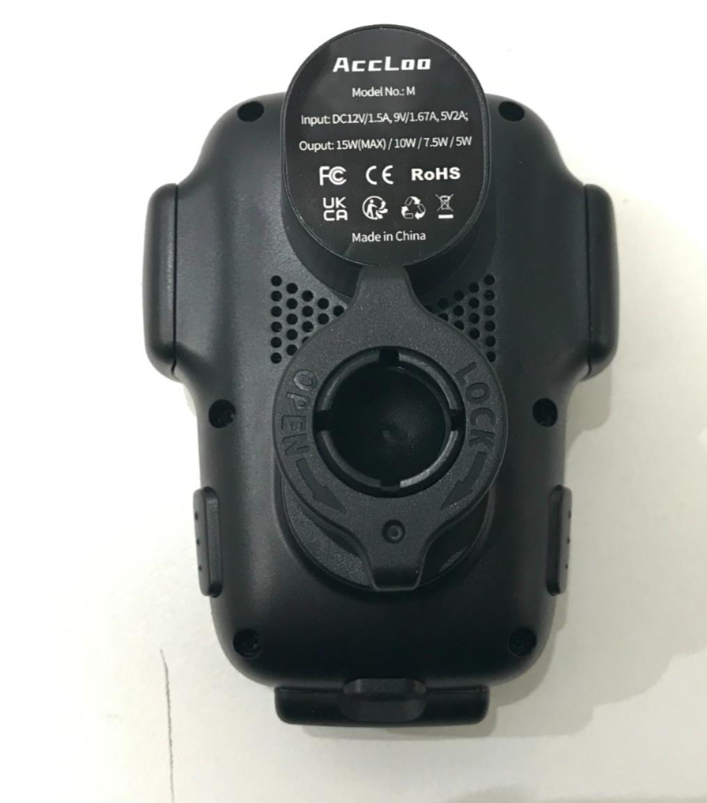 Accloo Automatic Wireless 15W Charger Car Vent Phone Mount NEW