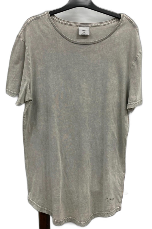 Standard Spire Ss Tee Ash Acid S/Sleeve Long Tee Grey Mens Sz M NEW