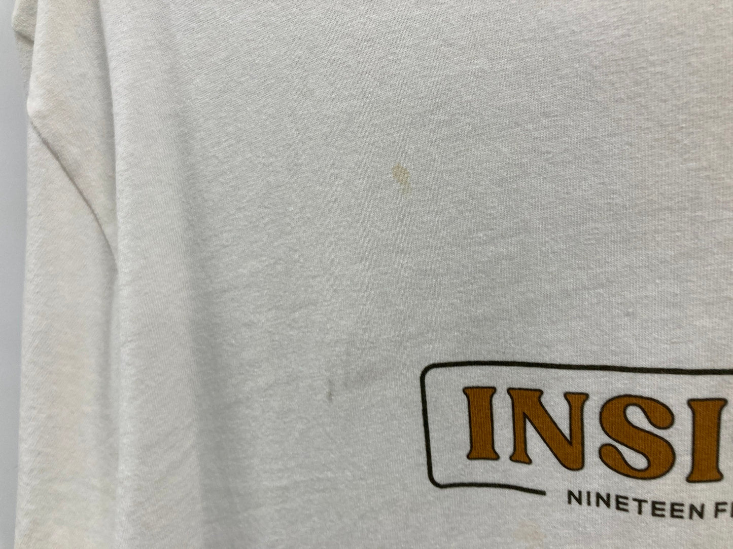 Insight Nonsense 1959 Logo T-Shirt White S/Sleeve Mens Sz L NEW