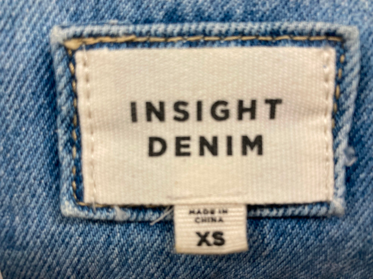 Insight Oversized Boyfriend Denim Jacket Ladies Sz Xs *Ex-Display NEW