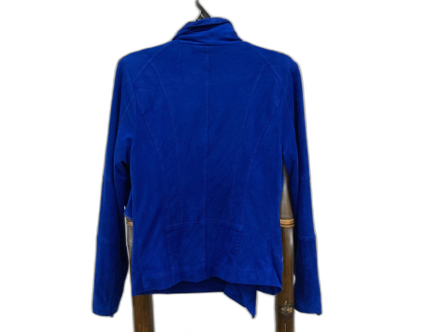 Pilgrim Side Zip Waterfall Style Soft Jacket Cobalt Blue Ladies Sz6