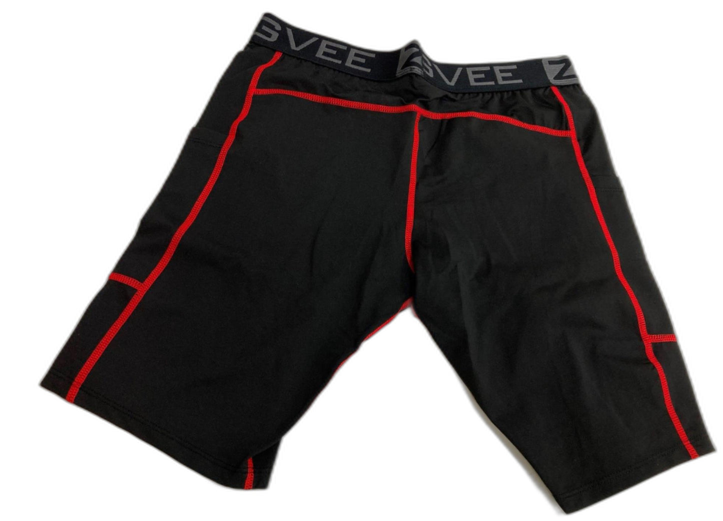 Zengvee Running (Under) Shorts W/Side Pockets Black Mens Sz M NEW