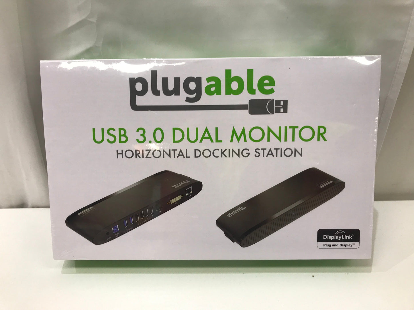 Plugable Usb 3.0 Dual Monitor Horizontal Docking Station Ud-3900H NEW