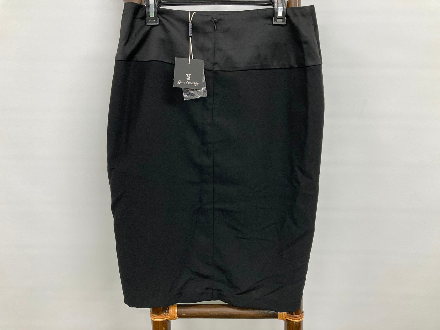 Ladies City Dressing Assymetric Black Skirt Ladies Size 12  NEW