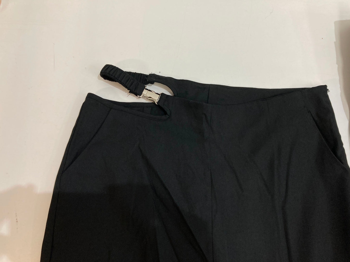 Cider Split Hip Bootleg Side Zip Black Pants Ladies Sz M *Tag NEW