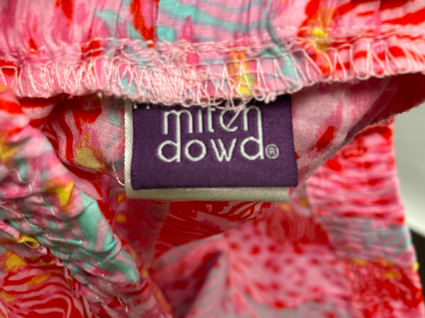 Mitch Dowd Rounded Sides Sleep Shorts With Tie Pink Ladies Sz Xs