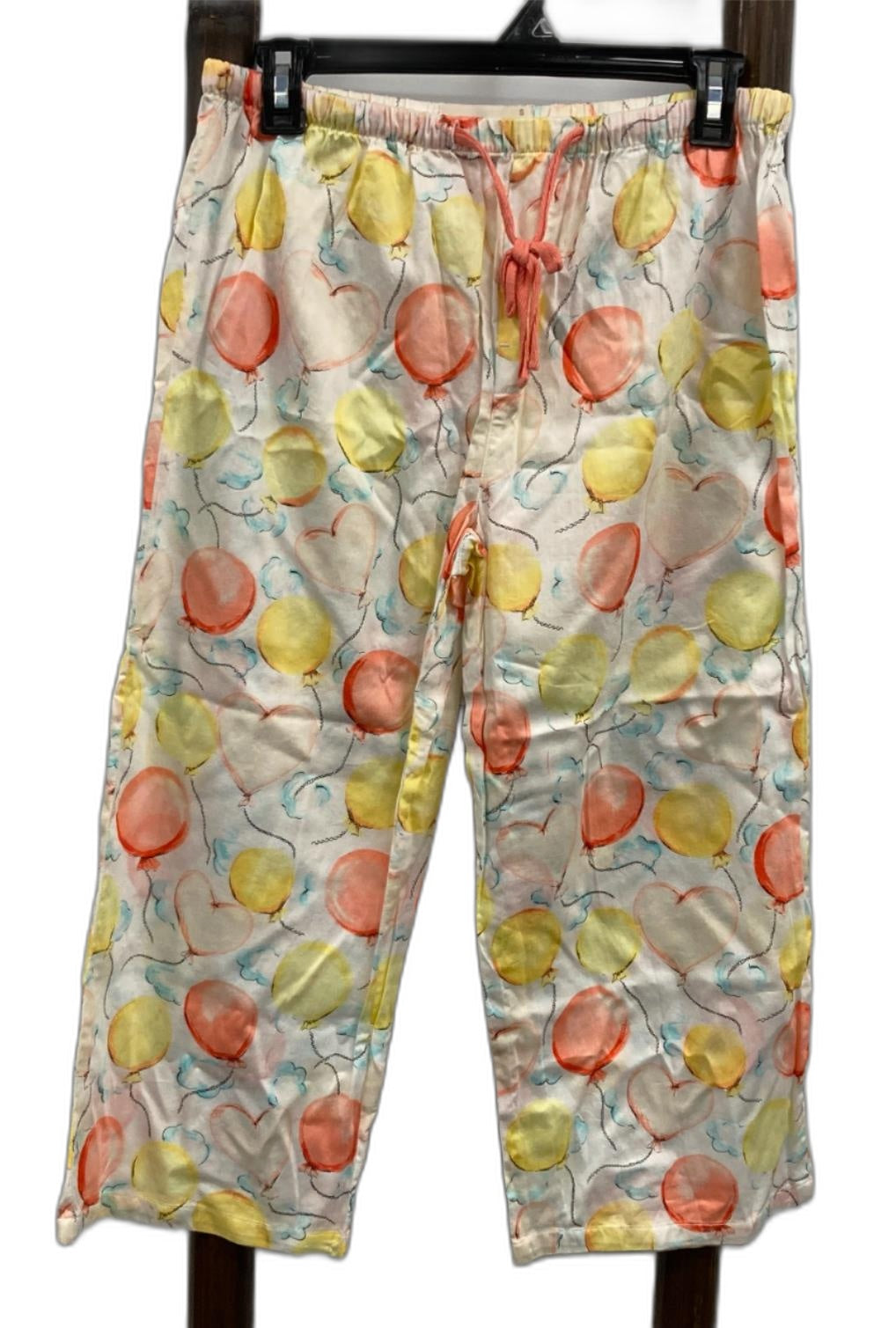 Peter Alexander Balloon Pattern Sleep Pants Yellow Ladies Sz S NEW