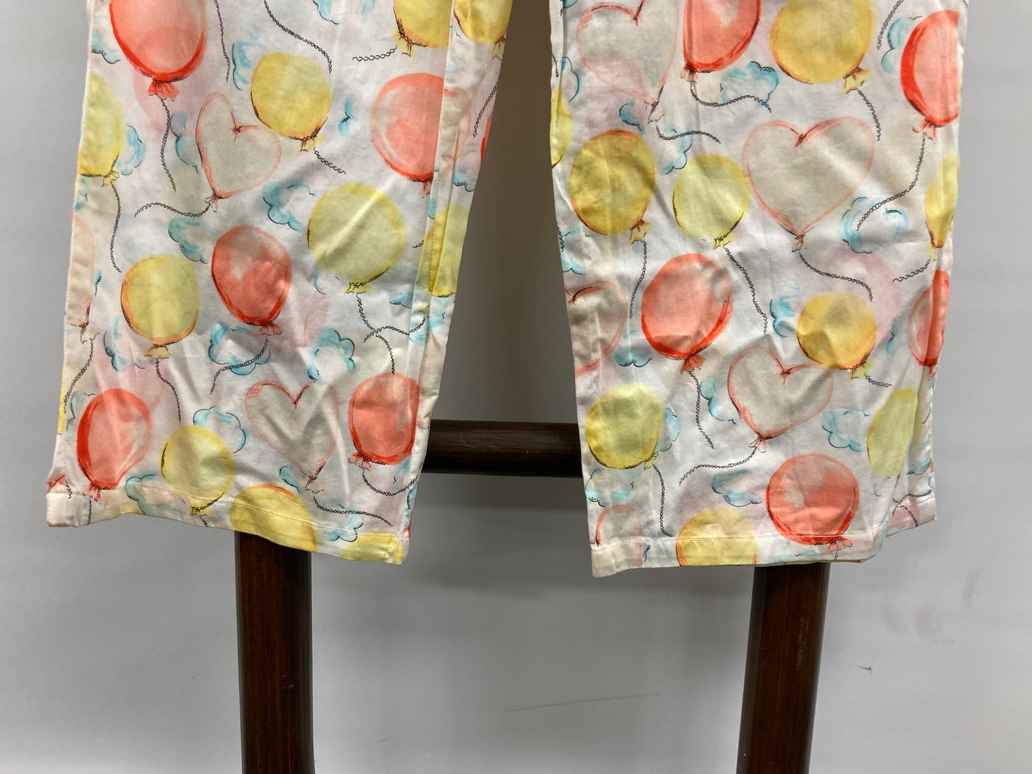 Peter Alexander Balloon Pattern Sleep Pants Yellow Ladies Sz S NEW