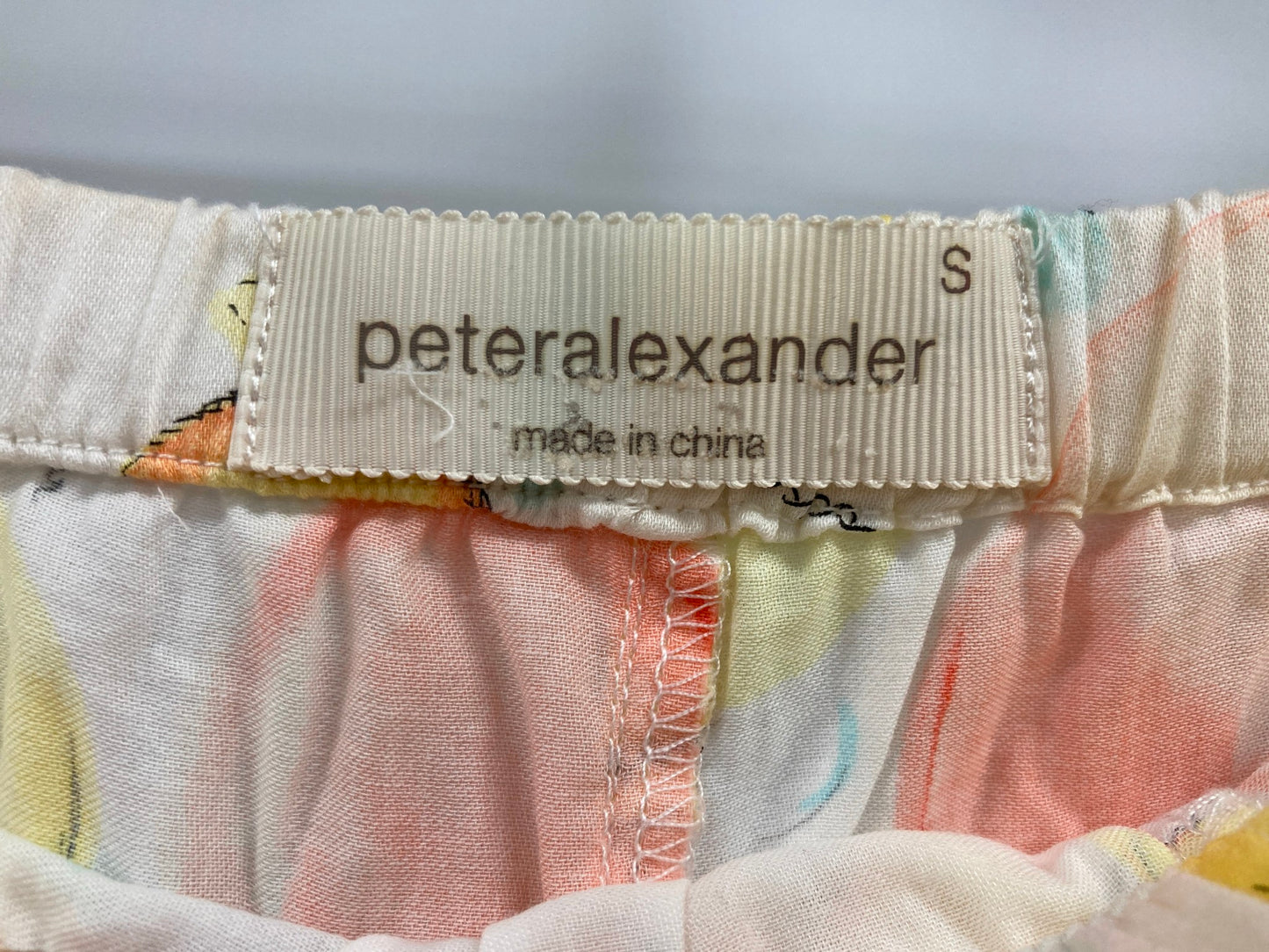 Peter Alexander Balloon Pattern Sleep Pants Yellow Ladies Sz S NEW