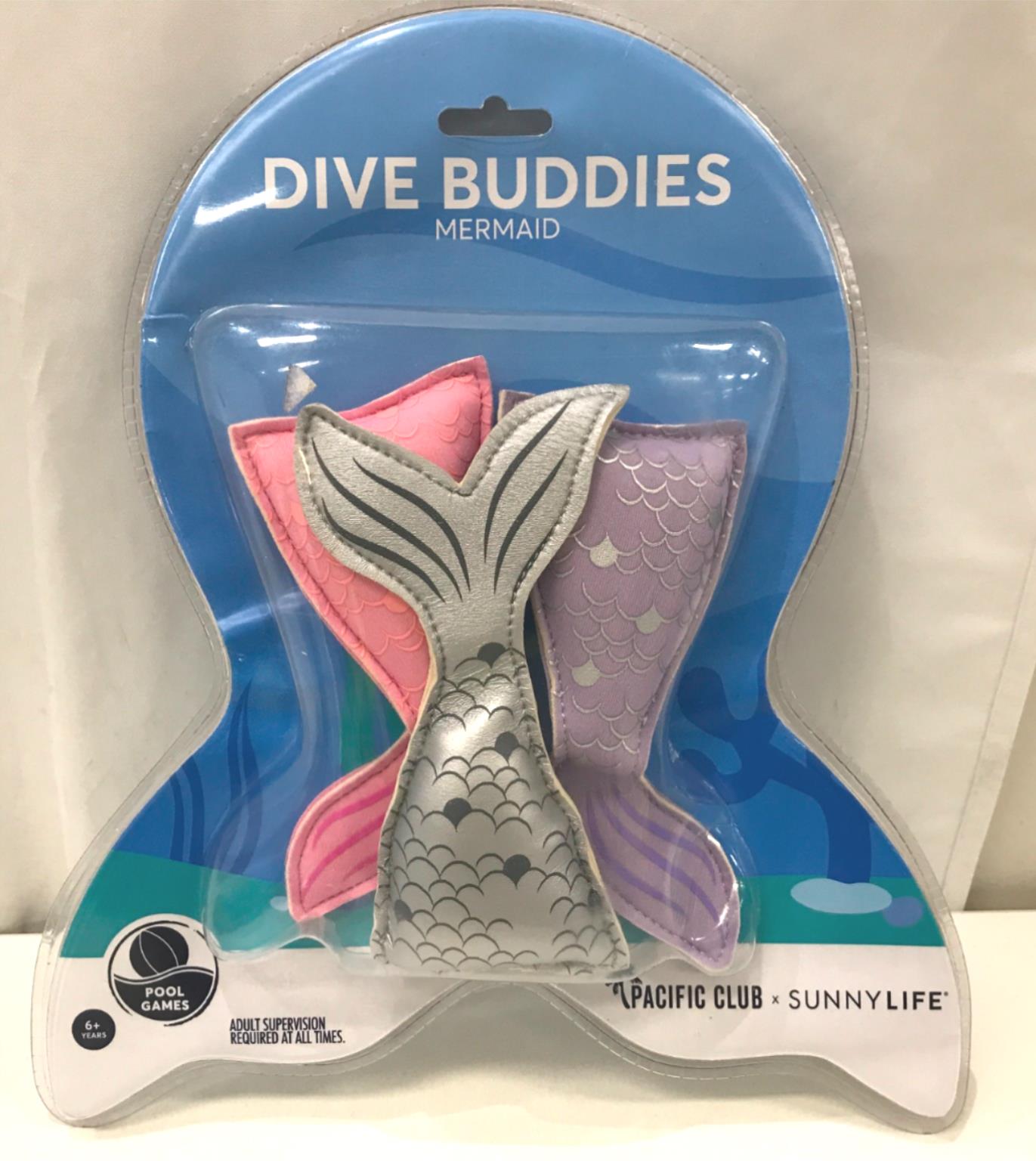 Pacific Club Dive Buddies Mermaid & Elephant Bundle Ages 6+ Years NEW