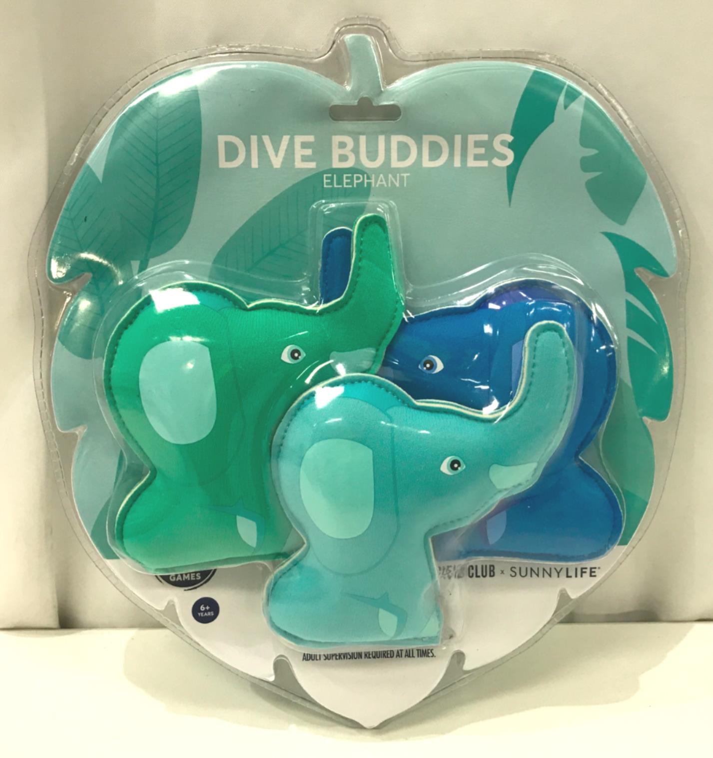 Pacific Club Dive Buddies Mermaid & Elephant Bundle Ages 6+ Years NEW