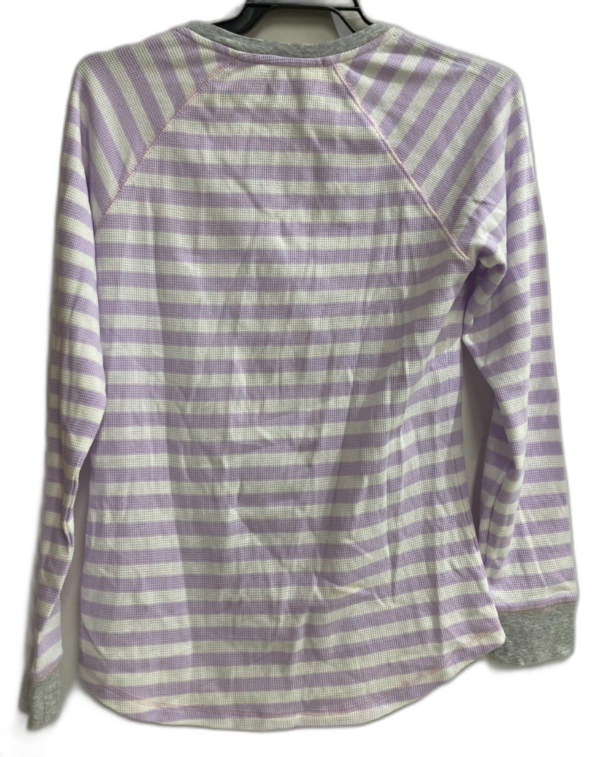 Ex Display Peter Alexander L/Sleeve Pj Top Purple Ladies Sz Xs NEW