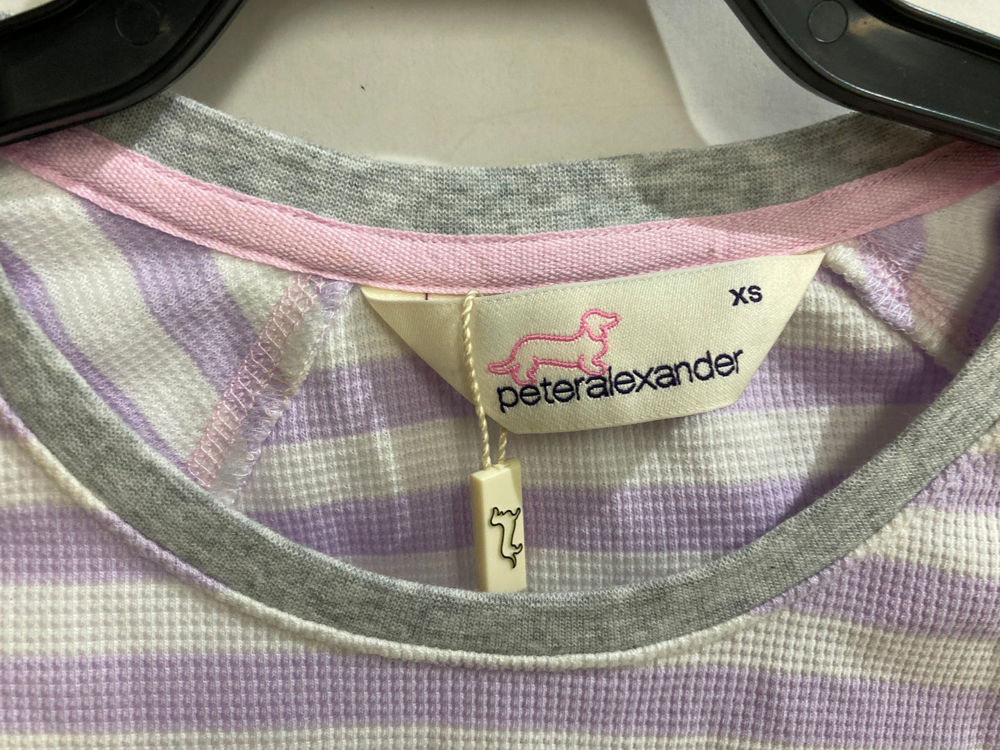 Ex Display Peter Alexander L/Sleeve Pj Top Purple Ladies Sz Xs NEW