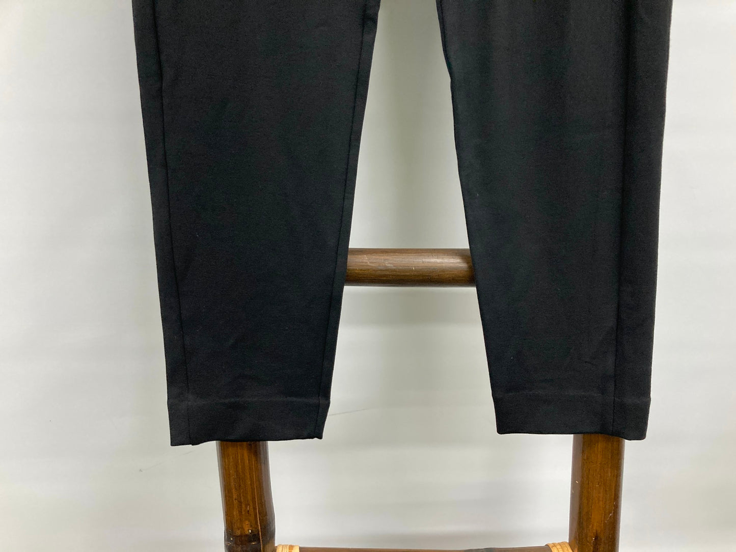 Basque Ponte Straight Leg Zip/Button Black Dress Pants Ladies Sz 10P NEW