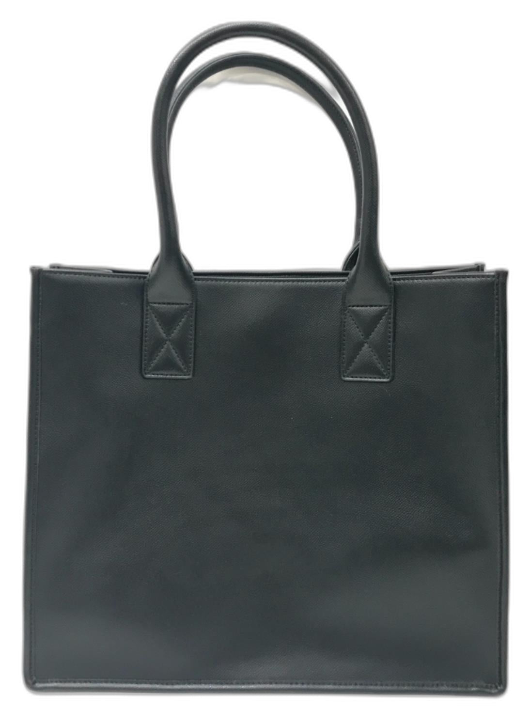 Work Tote Bag W/ 2 Inner Pockets 36 X 32Cm Black **No Tags NEW