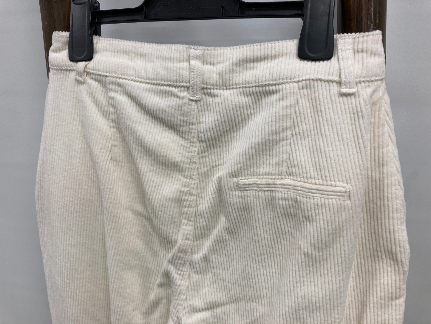 Stussy Claudette Cord White Straight Leg Pants Ladies Sz 6 *Tvshow NEW