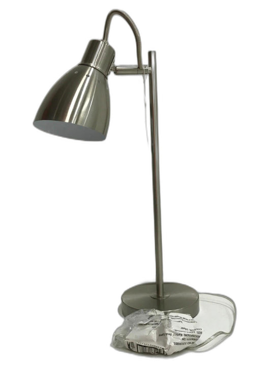 Society Home Silver Metal Katina Desk Lamp 15X28.5X55Cm (Au Plug) NEW