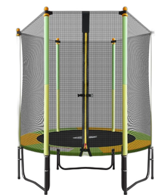 Genki 55" Kids Mini Trampoline Indoor Outdoor Rebounder W/Safety Net NEW