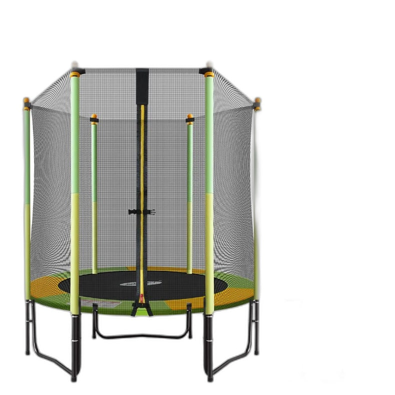 Genki 55" Kids Mini Trampoline Indoor Outdoor Rebounder W/Safety Net NEW