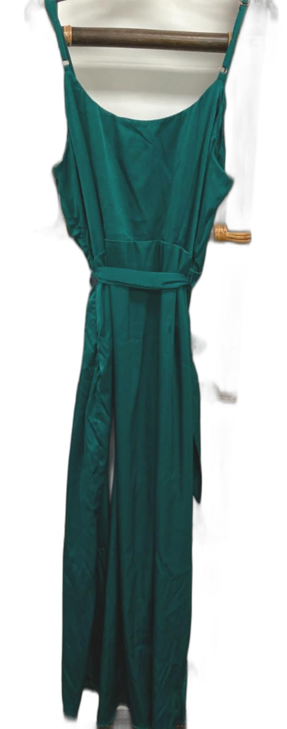 Chancery Pippa Pleated String Strap Dress Emerald Green Ladies Sz 18 NEW