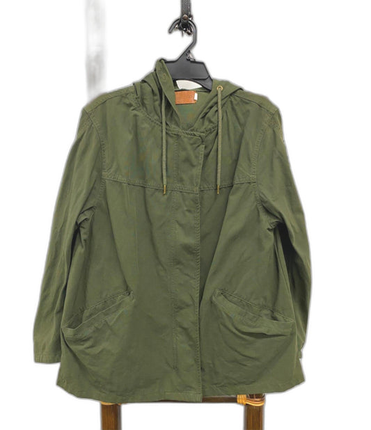 Wrangler Olive Green Hooded With Drawstring Jacket Ladies Size 10 NEW