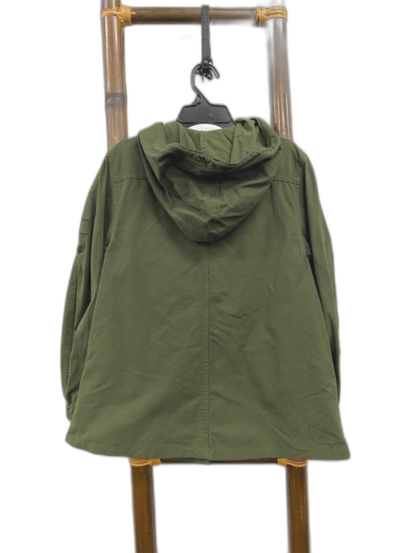 Wrangler Olive Green Hooded With Drawstring Jacket Ladies Size 10 NEW