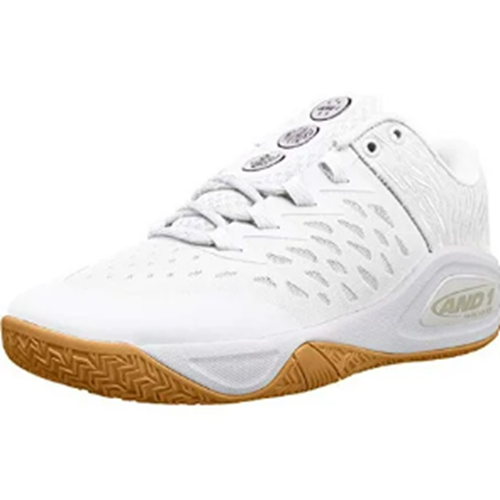 AND1 Attack Low White & Stone Lace-Up Basketball Sneakers Mens Various Sizes NEW