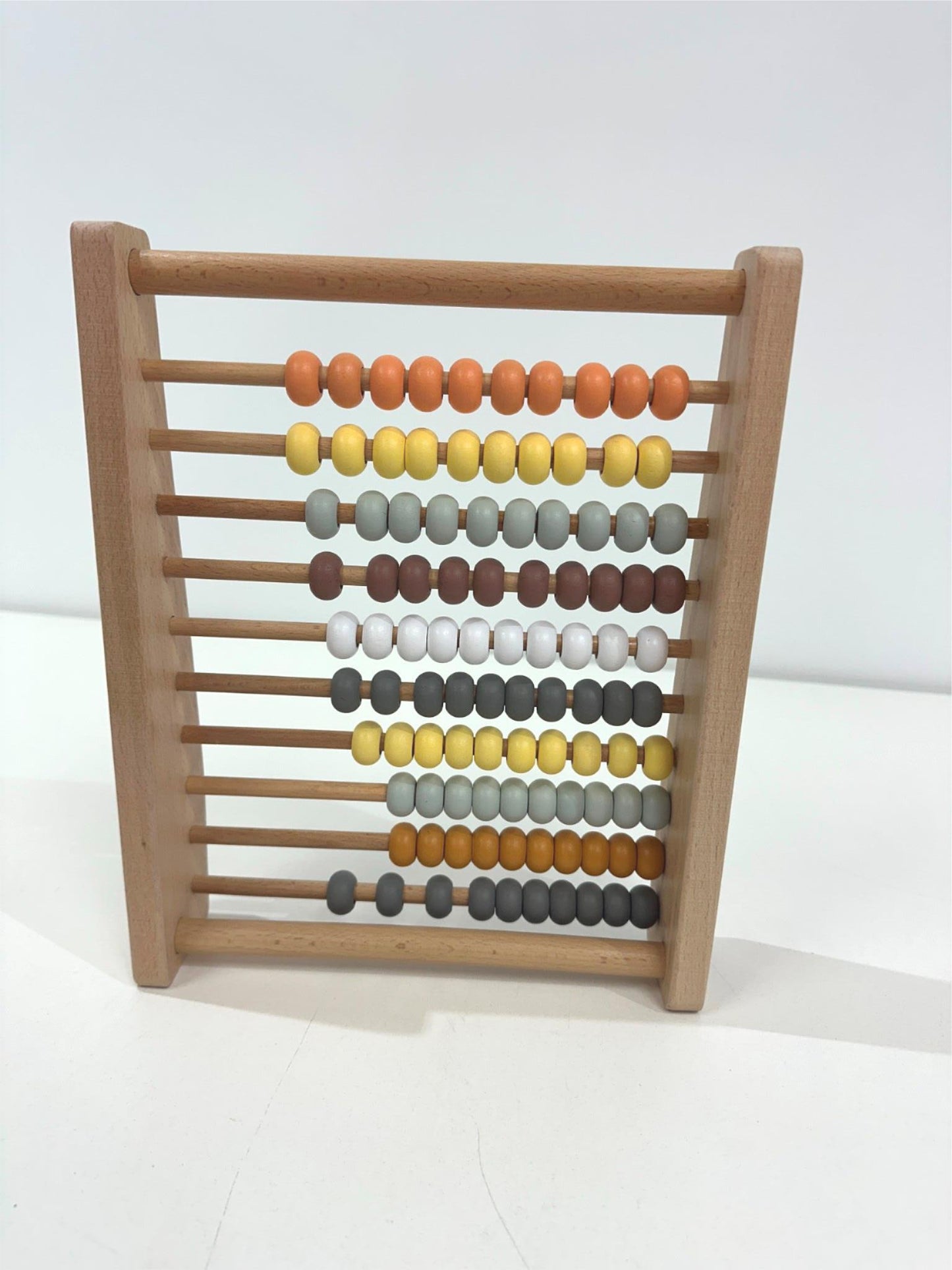 Kids Concept Wooden Toy Abacus 3+ Years Pastel Multicolour NEW