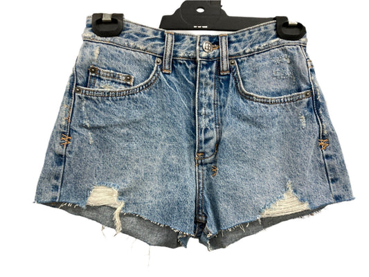 Ksubi Tongue N Cheek Shorts Denim Blue Karnage Ladies Sz 23 *Tags NEW