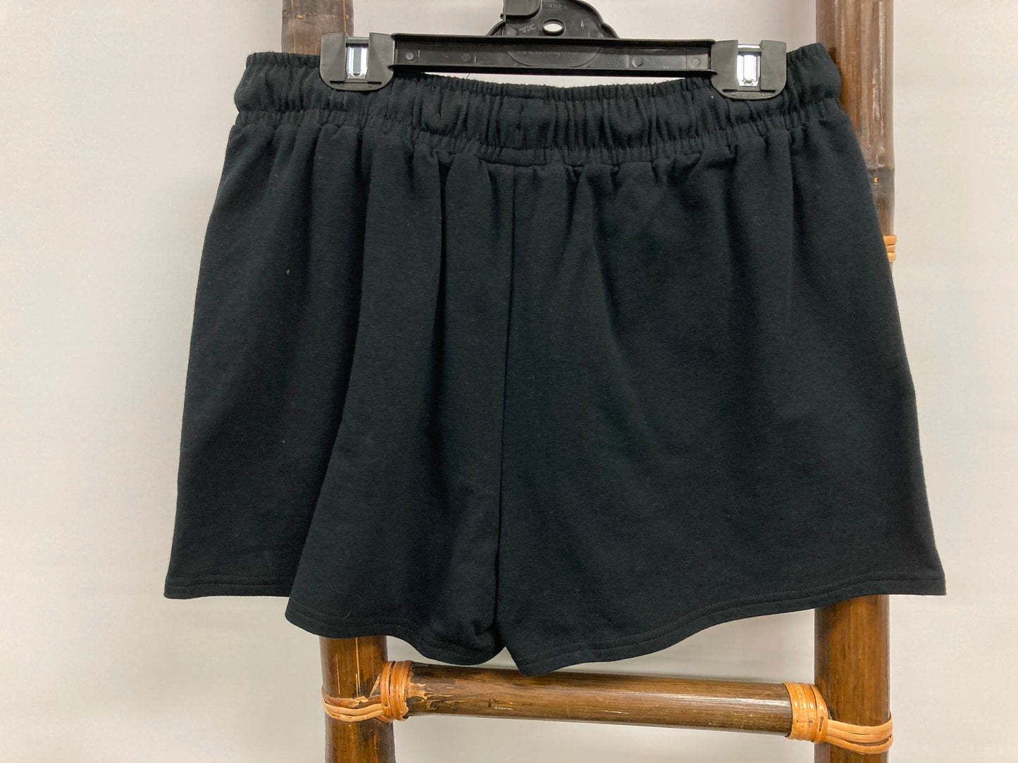 Fila Cotton Blend Elastic Waist Sweat Shorts Black Kids Size 12 NEW