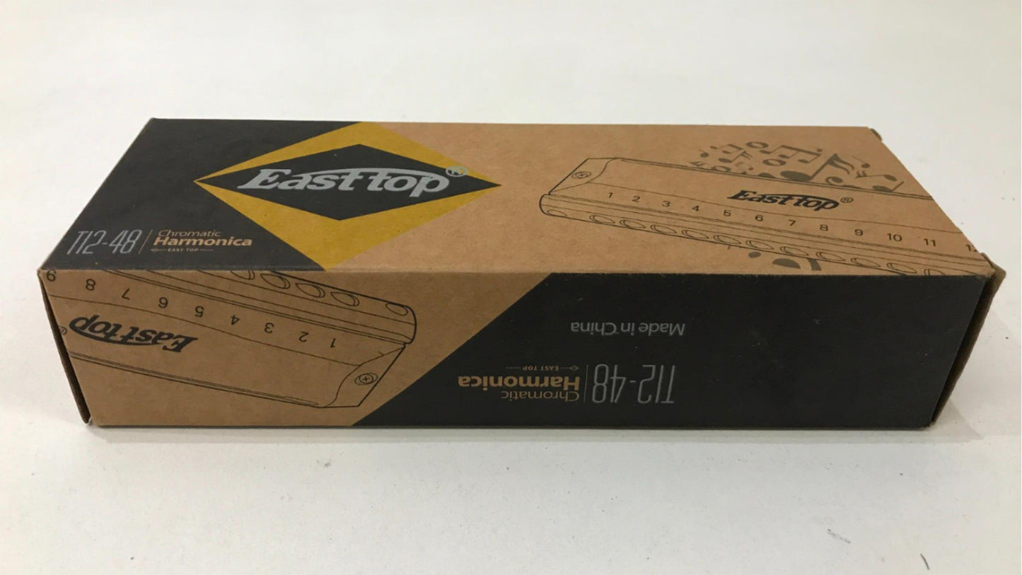 Easttop Chromatic Harmonica T12-48 12 Holes 48 Tones S/Steel C Key NEW