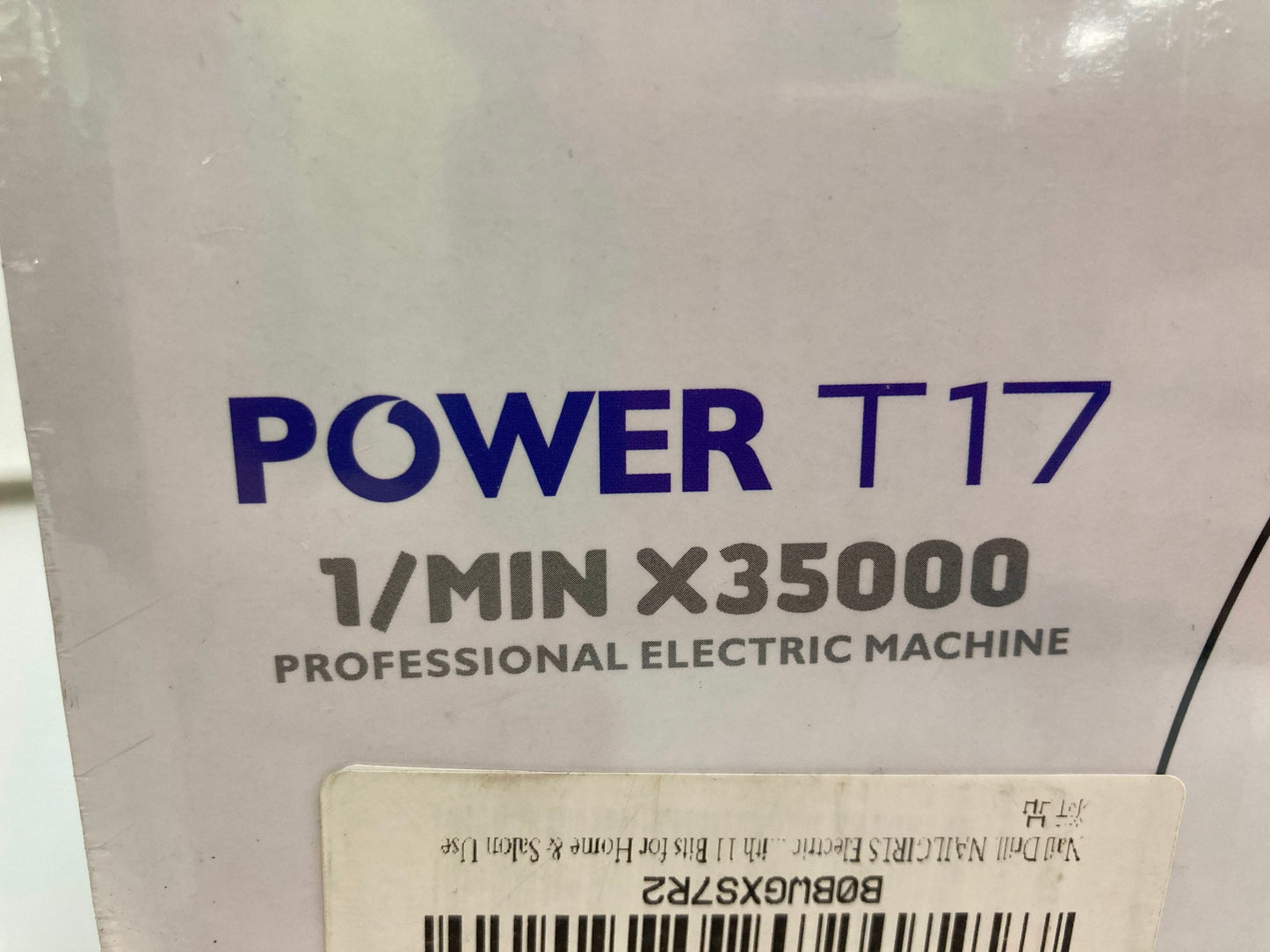 Power T17 Professional Nail Drill With 11 Bits Home/Salon*Sealed* NEW