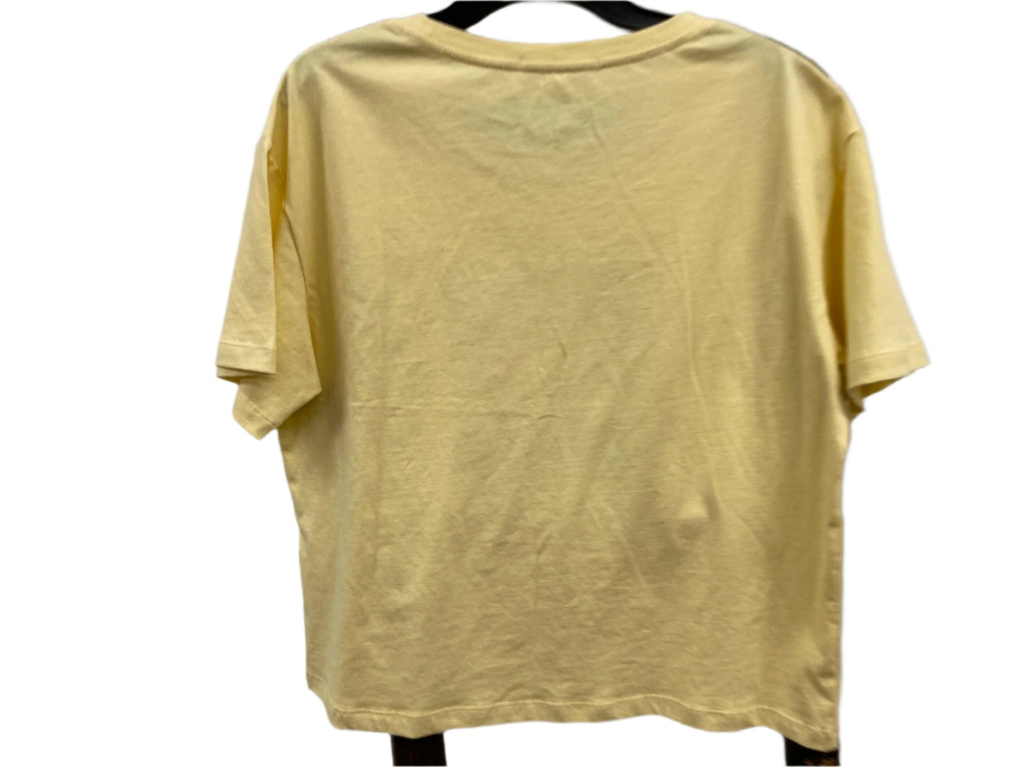 Sportsgirl Daisy Logo Round Neck S/Sleeve Yellow Tee Ladies Sz S *Tv Set