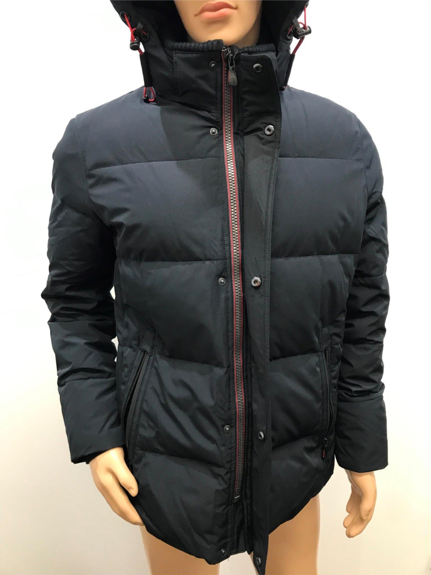 Corbona Navy Puffer Snow Jacket Hooded Mens/Unisex *Various Sizes NEW