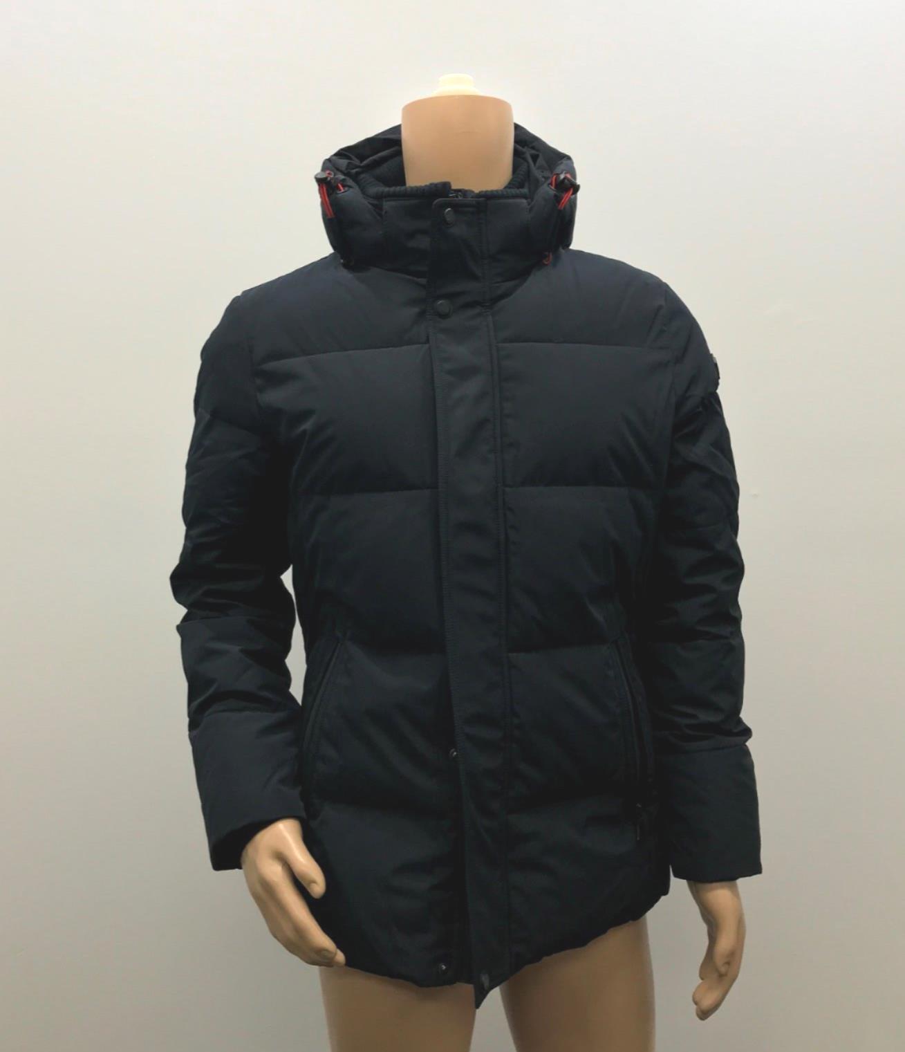 Corbona Navy Puffer Snow Jacket Hooded Mens/Unisex *Various Sizes NEW