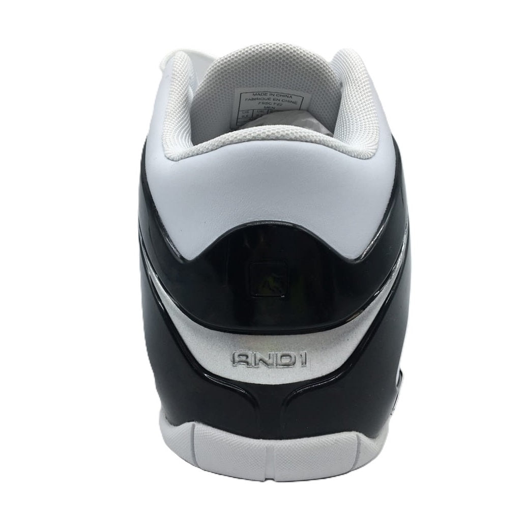 Brand NEW AND1 Rise Basketball White/Black/Silver Sneakers Mens Various Sizes