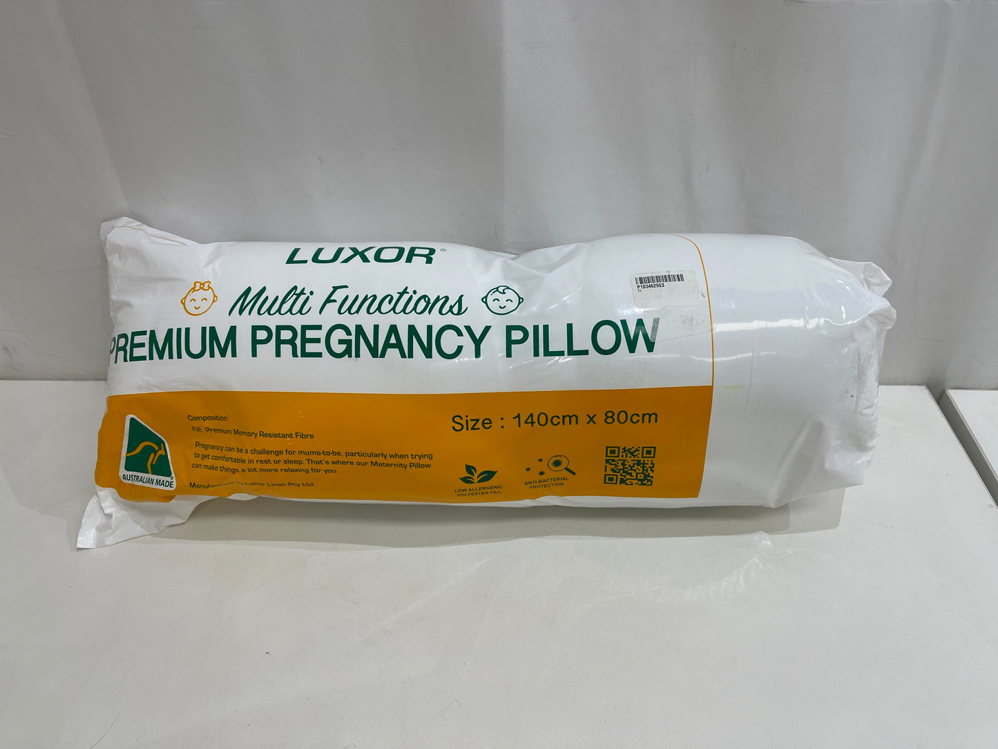 Luxor Aus Made Multi Functions Premium Pregnancy Pillow 140X80Cm NEW