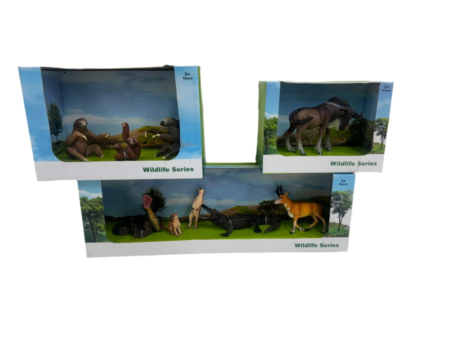 Target Wildlife Plastic Figurines 3 Boxed Sets 9 Various Animals NEW