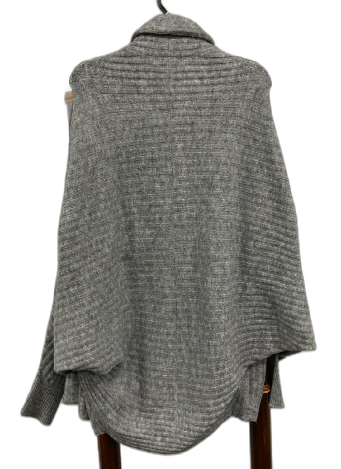 Preview Cascading Drop Shoulder Cardigan Grey Ladies Sz Xs NEW