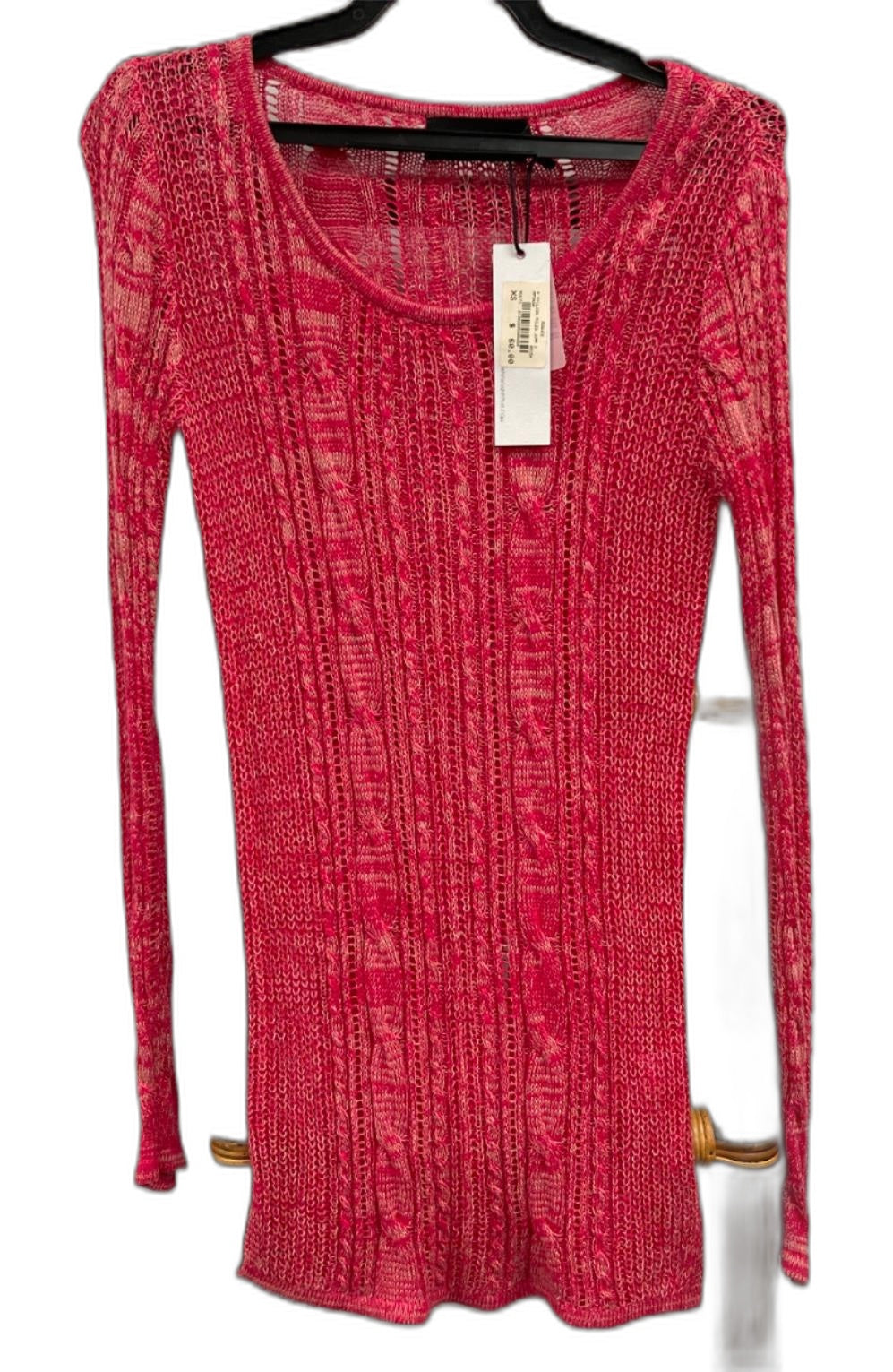 Mink Pink A Million Miles Cotton Jumper Pink Multi Ladies Sz Xs NEW