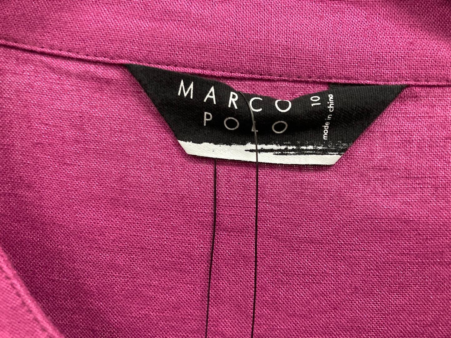 Marco Polo L/S Full Zip Anorak Style Jacket Magenta Ladies Sz 10 NEW