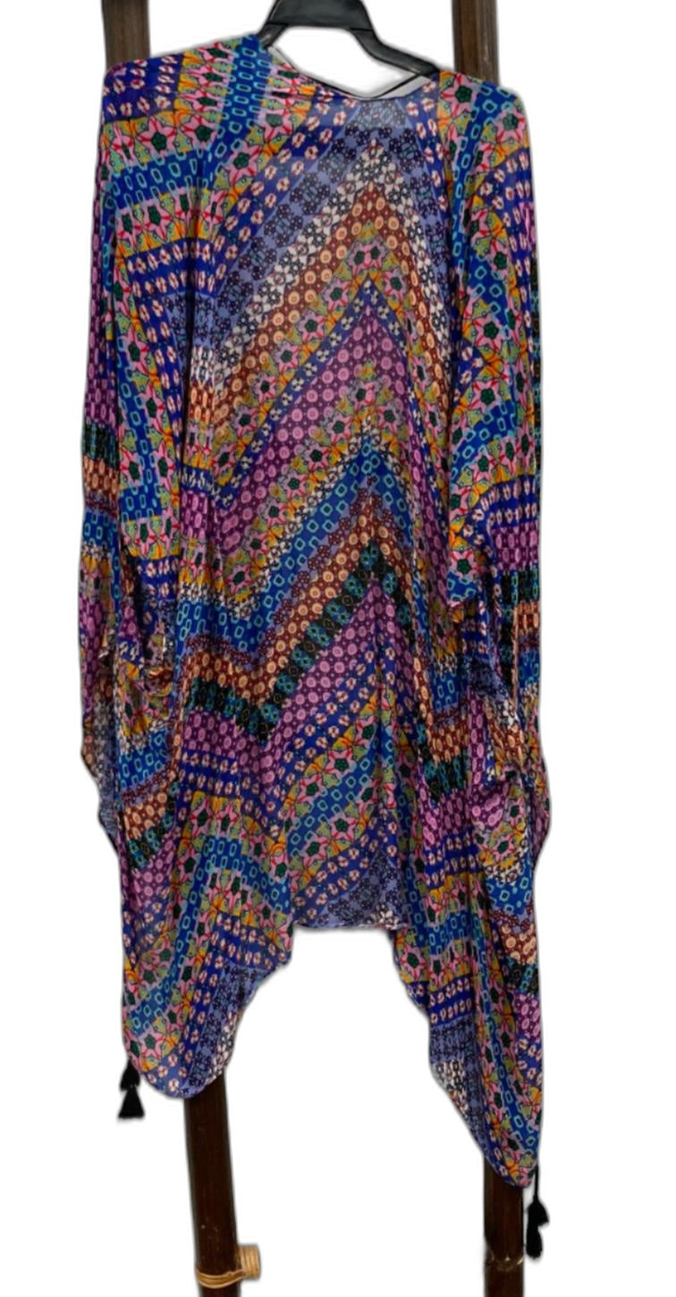 Sussan Light Weight Pattern Print Wrap/Kaftan Shawl Ladies Sz Osfa NEW