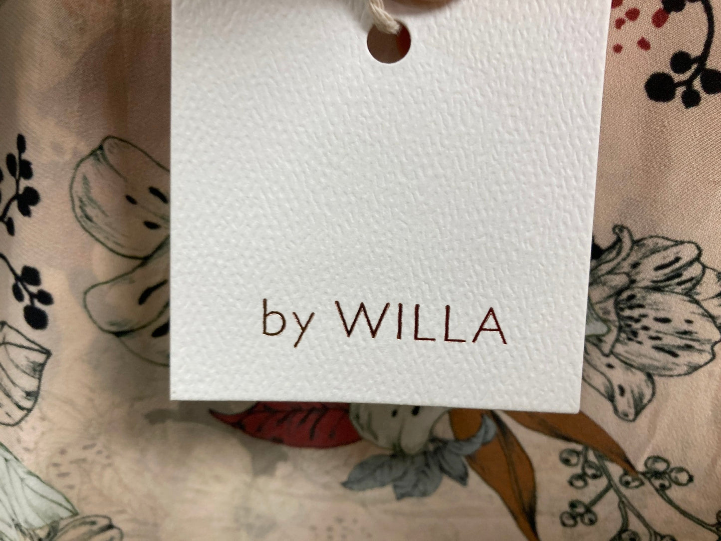 By Willa Camisole Style Floral Top Cream Browns Ladies Sz 8 NEW