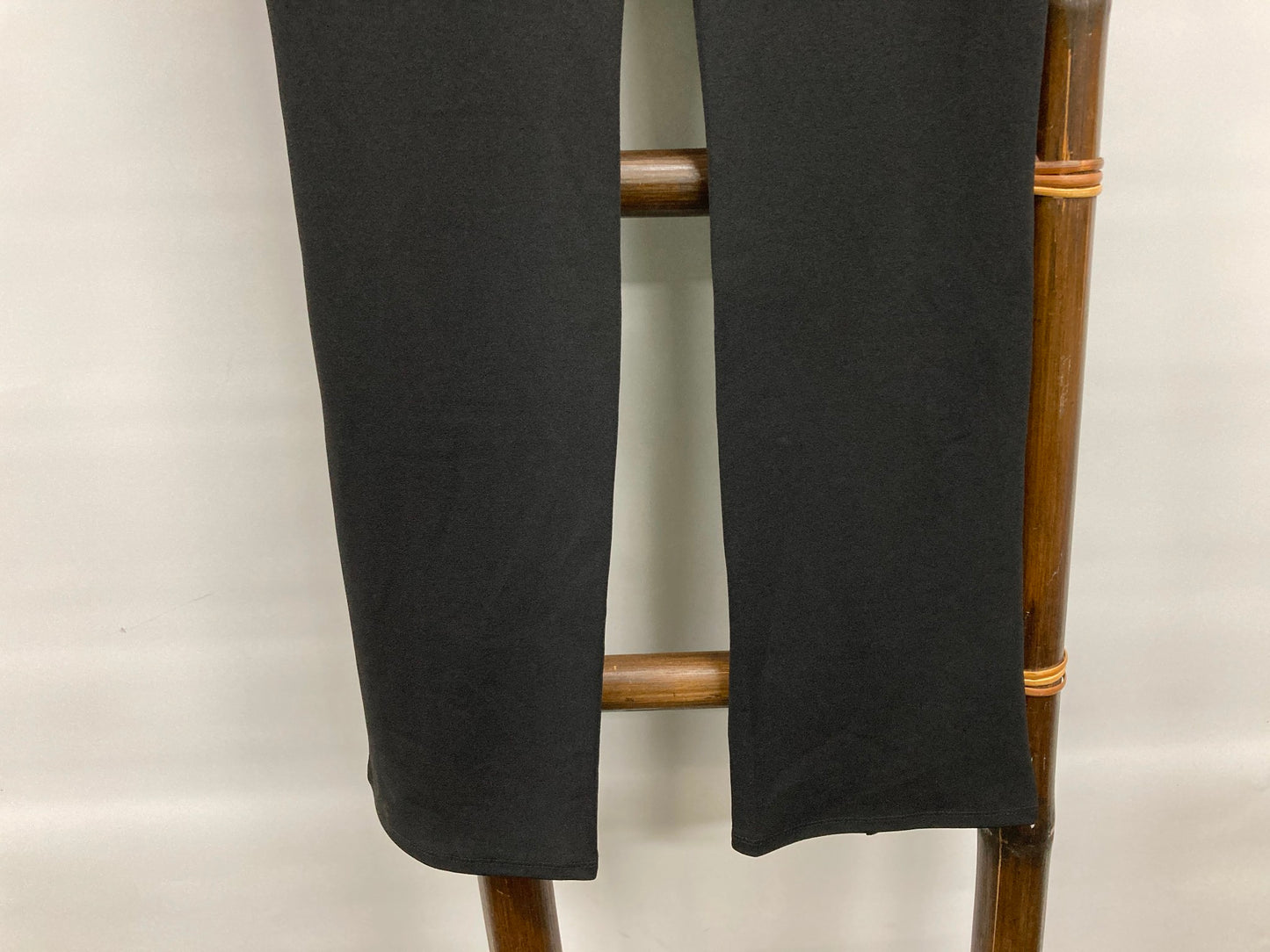 H&M Stretchy Straight Leg W/ Split Black Pants Ladies Sz S *Tags NEW