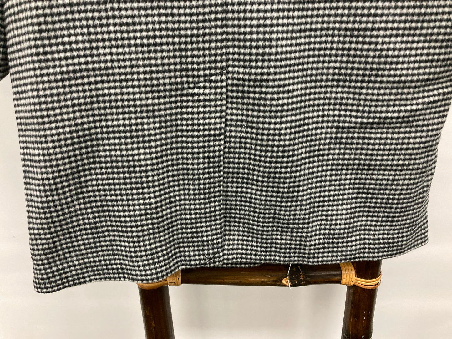 Just Jeans Houndstooth Button Up Coat Black/W Ladies Sz10 NEW