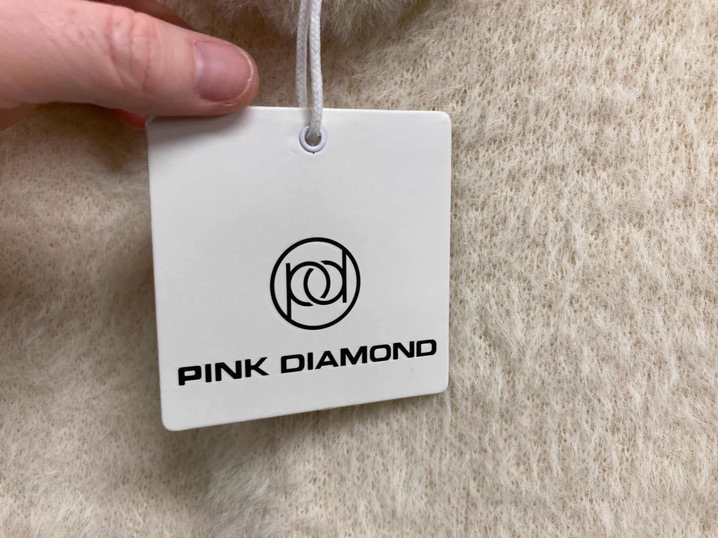 Pink Diamond Wool Blend 2 Piece Set Crop Top & Pants Ladies Sz S NEW